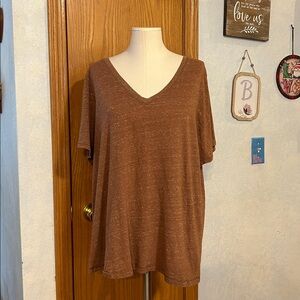 Sonoma Light Brown T- Shirt - Size 1X